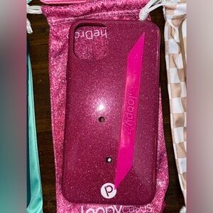 Pink sparkle iPhone 11 Pro Max loopy case